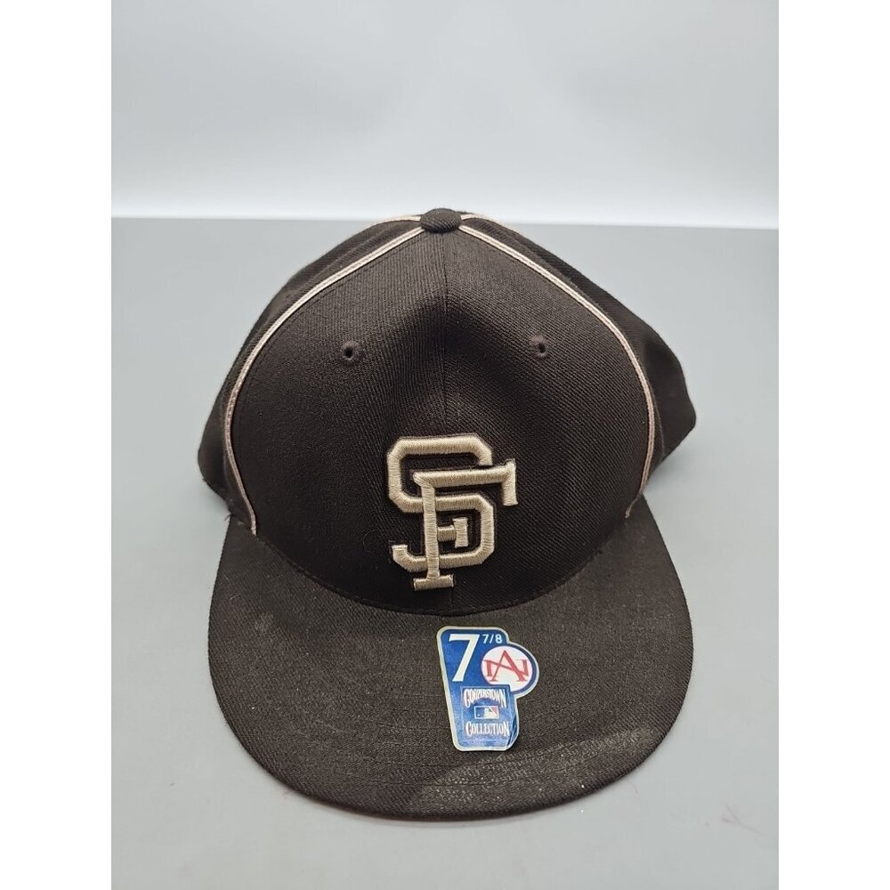San Francisco Giants MLB American Needle Fitted Cap 7 7/8 Hat Brown‎